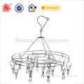 2014 high quanlity cloth hangers,multifunctional hangers,dry hangers 16 sets of clips
